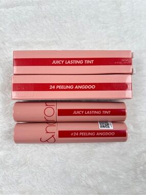 Lot of 2 Rom&nd Juicy Lasting Tint Peeling Angdoo 24 New